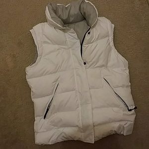 White Nike Puffer Vest